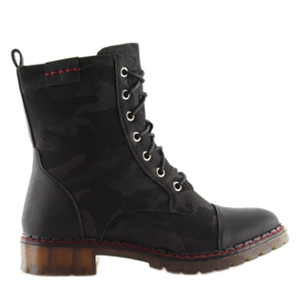 Ghete dantelate negre A-26 Negre negru