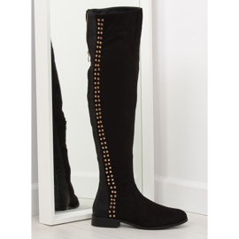 Boots coapsă negru FC-H105 Negru Boots coapsă negru FC-H105 Negru