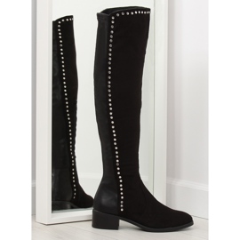 Cizme negre de muschet FC-H101 negru Cizme negre de muschet FC-H101 negru