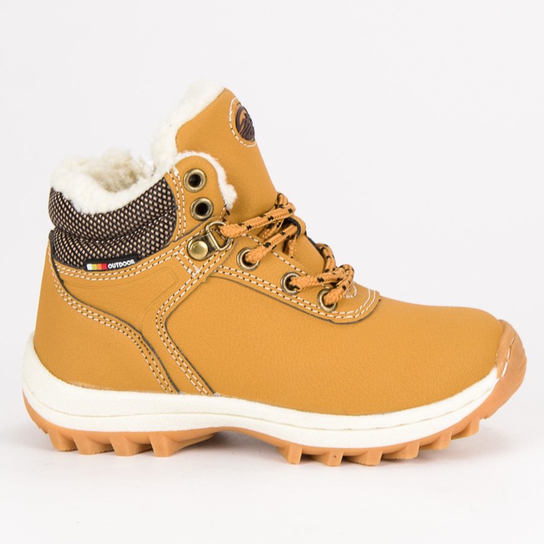 Ax Boxing Încălțăminte de iarnă cu fermoar galben