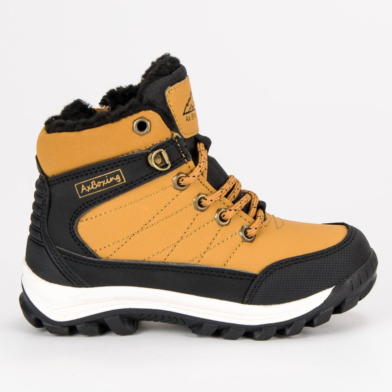 Ax Boxing Încălțăminte caldă deasupra gleznei galben