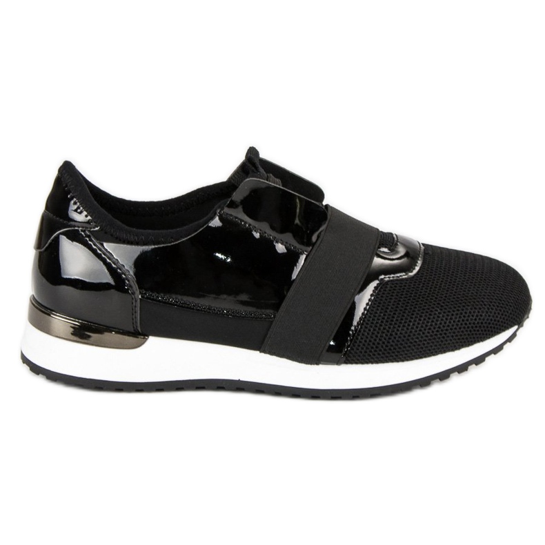 Pantofi sport de alunecare negru