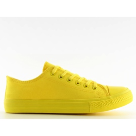 Adidași de dama monocolor galbeni NB176 Adidași de dama monocolor galbeni NB176