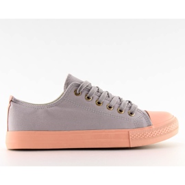 Adidași de damă gri și roz BL97P GREY / ROSE Adidași de damă gri și roz BL97P GREY / ROSE