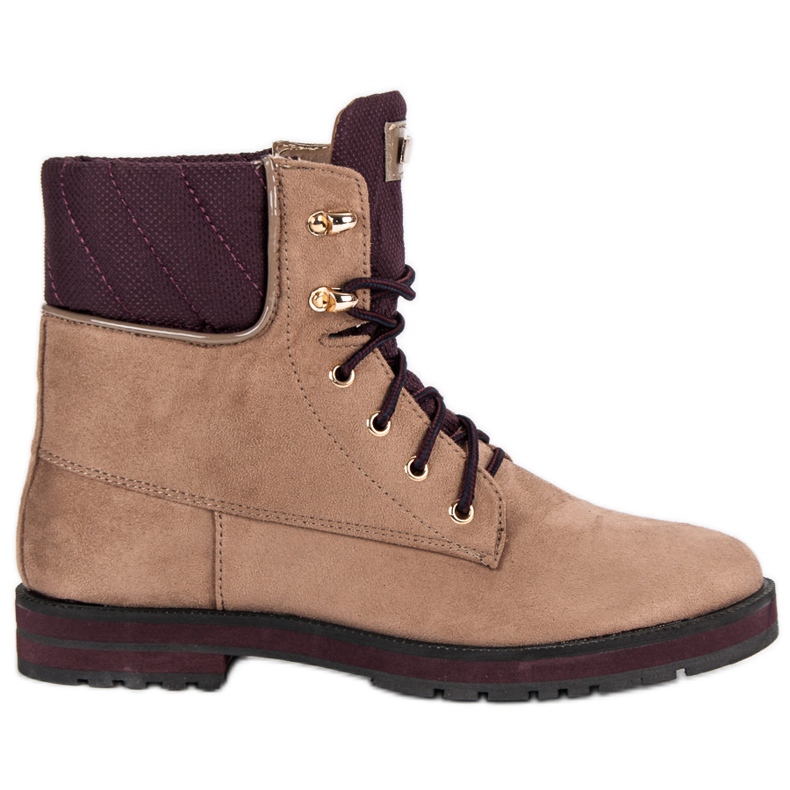 Lucky Shoes Muncitori din piele intoarsa maro Lucky Shoes Muncitori din piele intoarsa maro