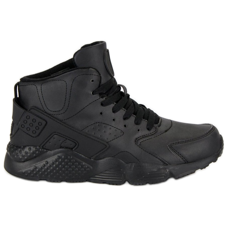 Cizme negre deasupra gleznei negru