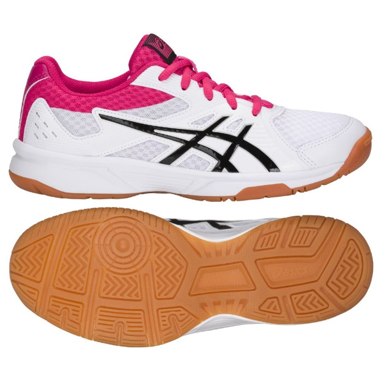 Pantofi de volei Asics Upcourt 3 W 1072A012-101 multicolor alb
