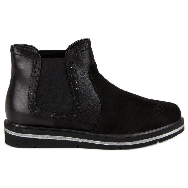 Lucky Shoes Ghete Chelsea negre negru Lucky Shoes Ghete Chelsea negre negru