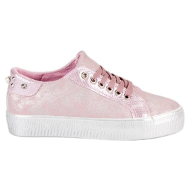 Sweet Shoes Pantofi sport la modă roz Sweet Shoes Pantofi sport la modă roz
