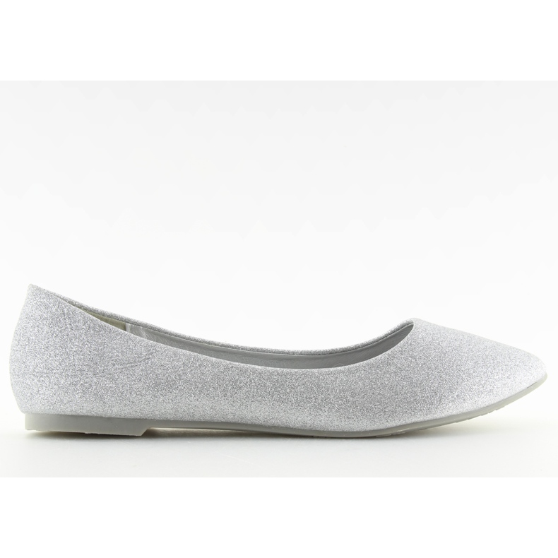 Balerini cu sclipici argintii CC200P argintii gri