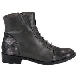 Filippo Cizme gri casual negru Filippo Cizme gri casual negru