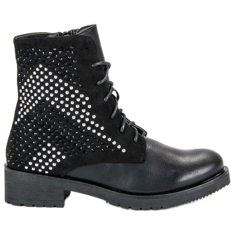 Cizme de sticlă de lucru negru Cizme de sticlă de lucru negru