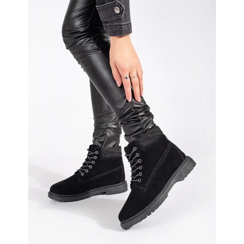 Original Walkman Shoes Cizme negre din piele negru