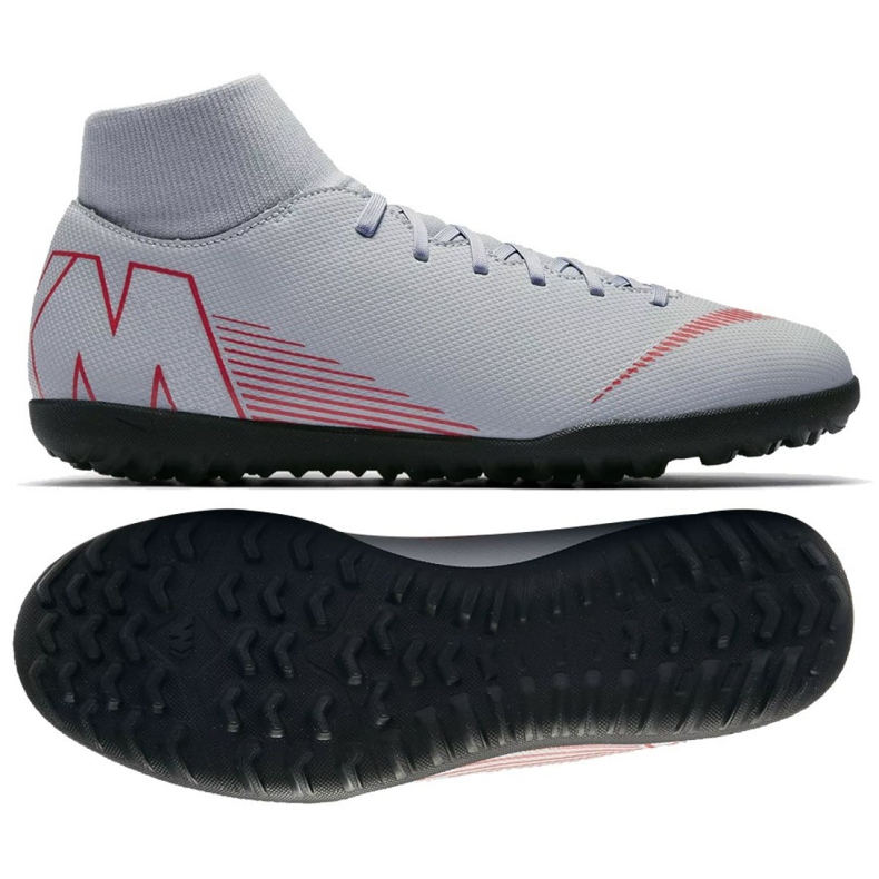 Pantofi de fotbal Nike Mercurial SuperflyX 6 Club Tf M AH7372-060 gri gri