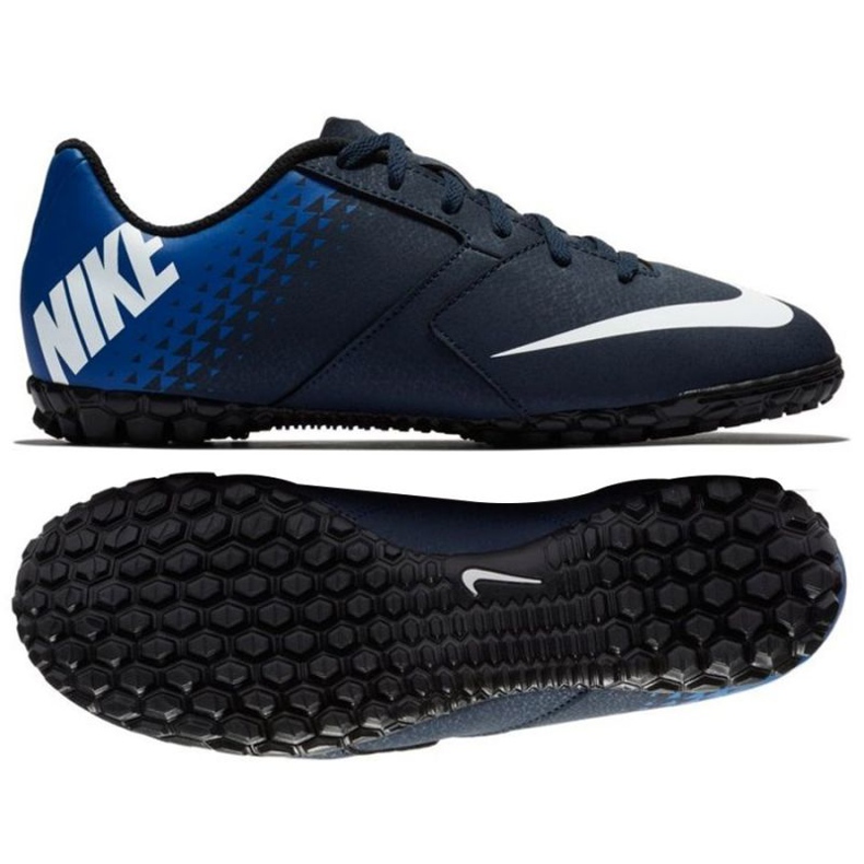 Pantofi de fotbal Nike BombaX Tf Jr 826488-414 negru negru