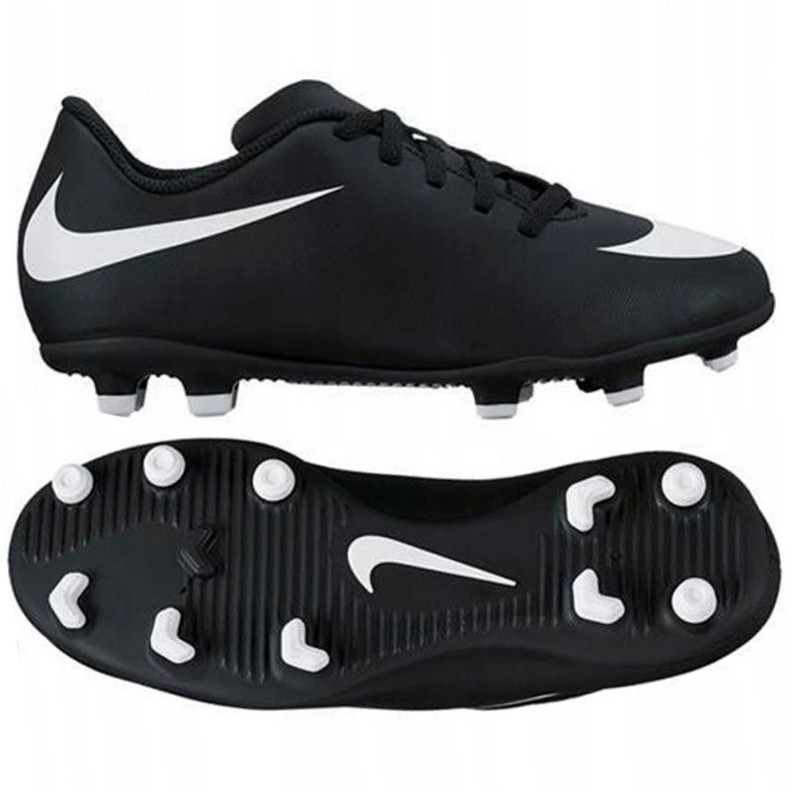 Pantofi de fotbal Nike Bravata Ii Fg Jr 844442-001 multicolor negru