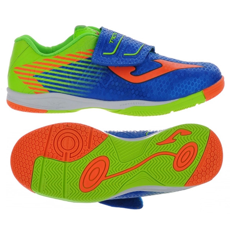 Încălțăminte de interior Joma Tactil In Jr TACW.804.IN portocale albastru