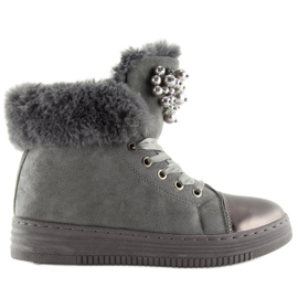 Gri KK-97 Adidași gri cu izolație groasă