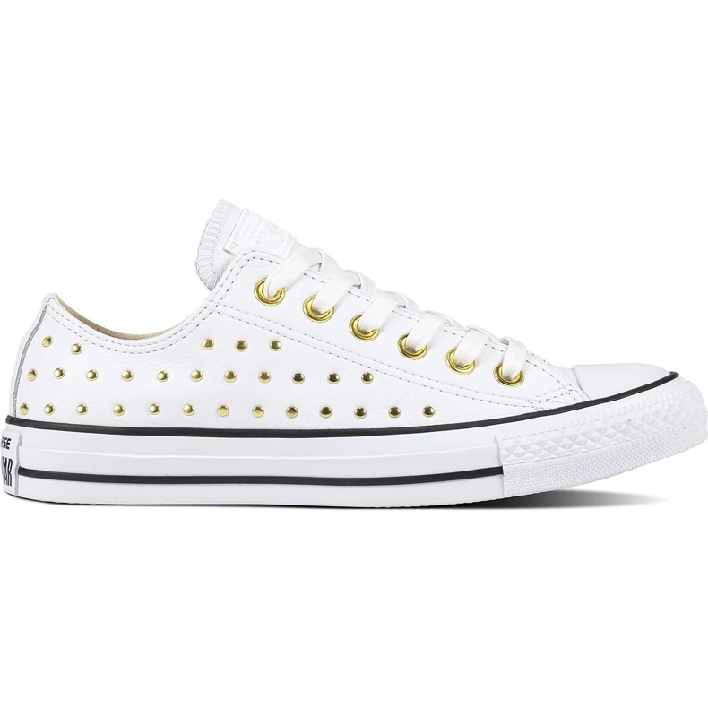 Converse Chuck Taylor Toate Star din piele de aur alb
