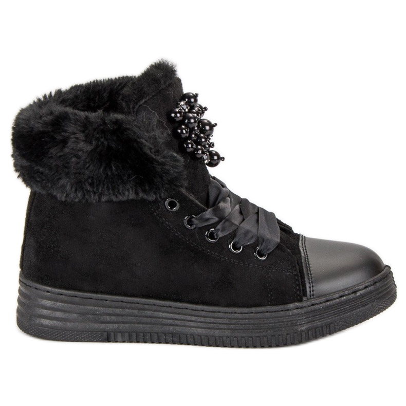 Adidași eleganți cu izolație negru