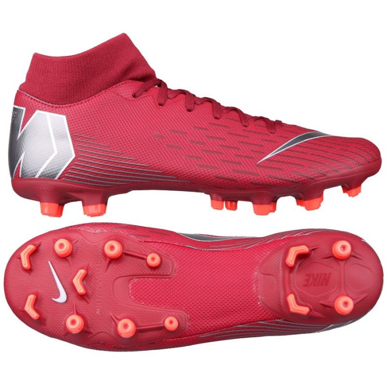 Pantofi de fotbal Nike Mercurial Superfly 6 Academy Mg M AH7362-606 roșu roșu Pantofi de fotbal Nike Mercurial Superfly 6 Academy Mg M AH7362-606 roșu roșu