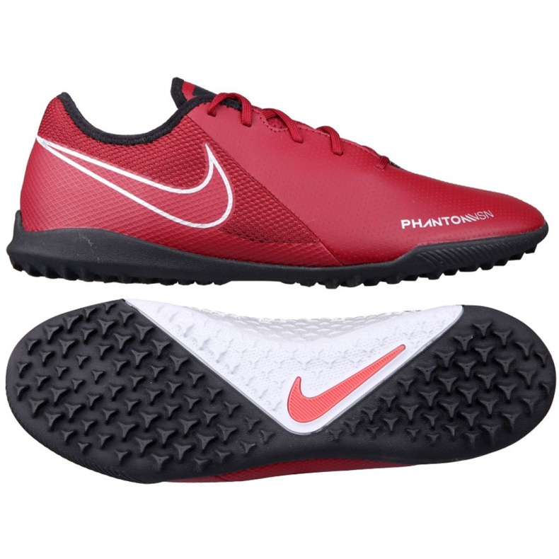 Pantofi de fotbal Nike Phantom Vsn Academy Tf M AO3223-606 multicolor roșu Pantofi de fotbal Nike Phantom Vsn Academy Tf M AO3223-606 multicolor roșu