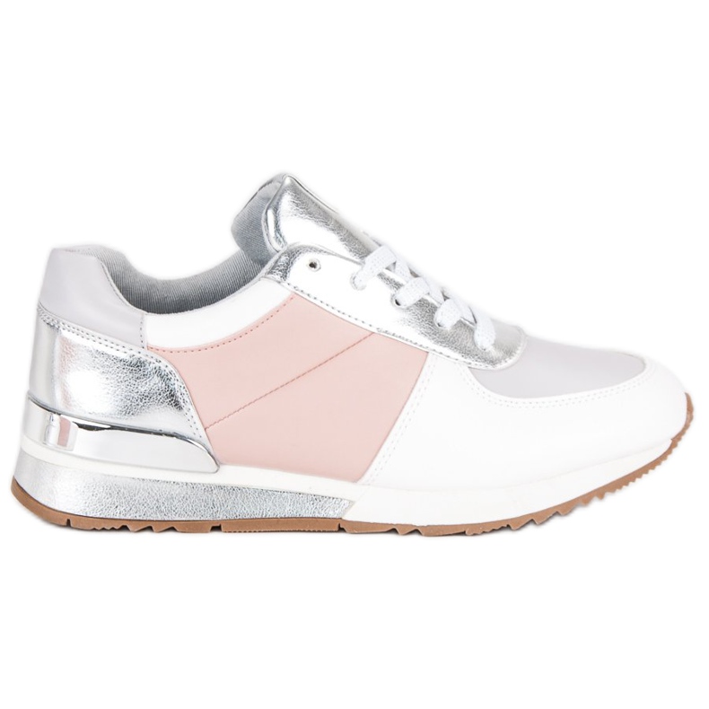 Betler Pantofi sport pastel alb gri roz Betler Pantofi sport pastel alb gri roz