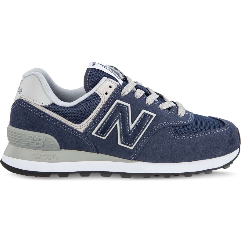 New Balance Wl574en Navy cu alb albastru marin