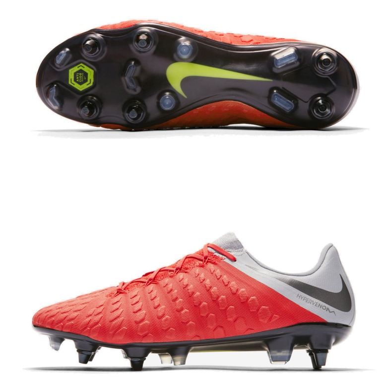 Pantof de fotbal Nike Hypervenom 3 Elite Sg Pro Ac M AJ3810-600 roșu roșu Pantof de fotbal Nike Hypervenom 3 Elite Sg Pro Ac M AJ3810-600 roșu roșu