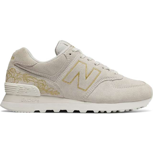 New Balance Wl574nga Sare de mare florala cu aur gri