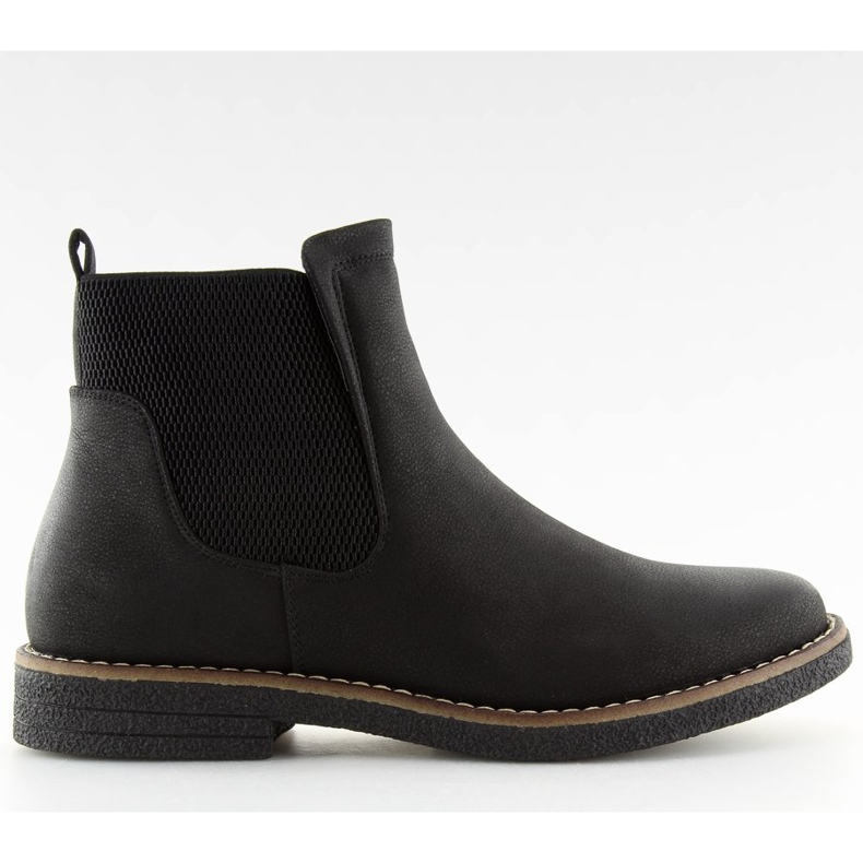 Jodhpur cizme negre 6768-PA Negru