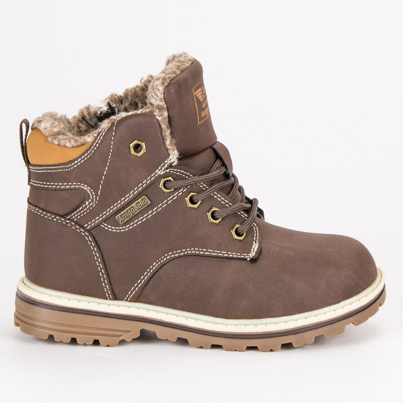 Arrigo Bello Căști pantaloni încălzite maro