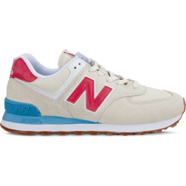 New Balance WL574fla Alabastru de zăpadă de vară cu Pomelo maro multicolor New Balance WL574fla Alabastru de zăpadă de vară cu Pomelo maro multicolor