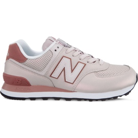 New Balance Wl574kse Sheen Pack Shell Shell cu Oxid Dark maro multicolor