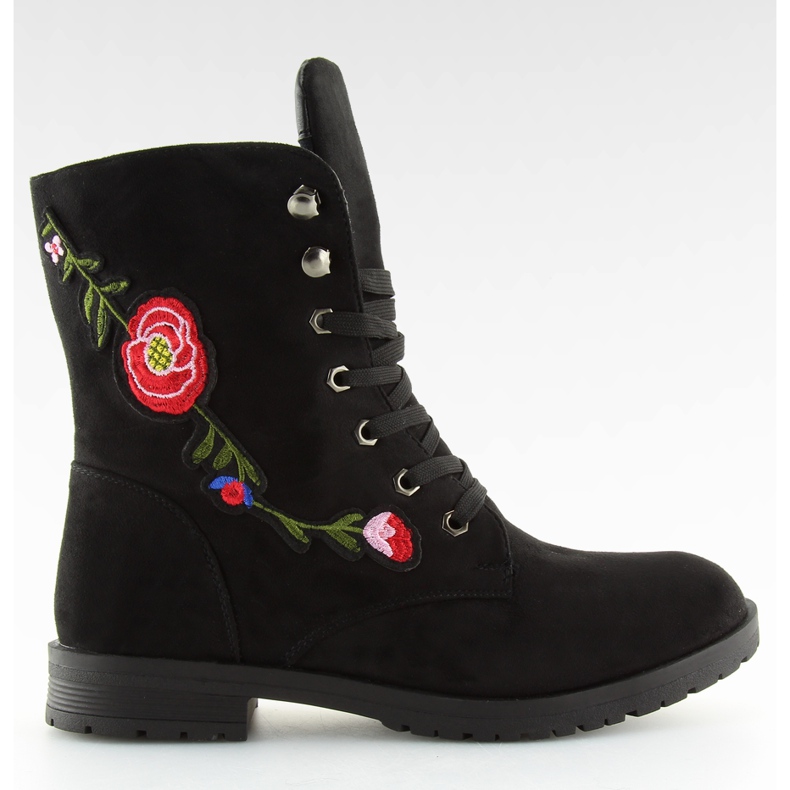 Negru AB-9 Muncitori negri cu broderie