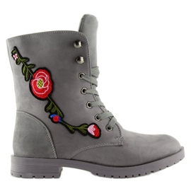 Muncitori cu broderie gri AB-9 Gri Muncitori cu broderie gri AB-9 Gri