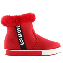Adidași roșii până la gleznă NB252P Roșu roşu