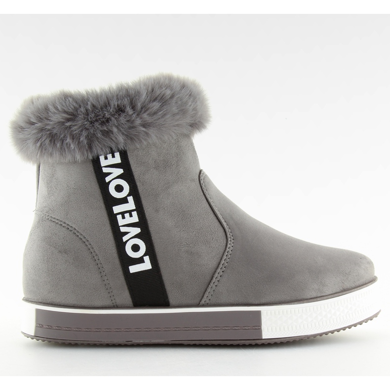 Adidași gri până la gleznă NB252P