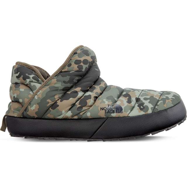The North Face Men's Thermoball Tracțiune Bootie Tarmac Verde Macrofleck Imprimare Tumbleweed Verde