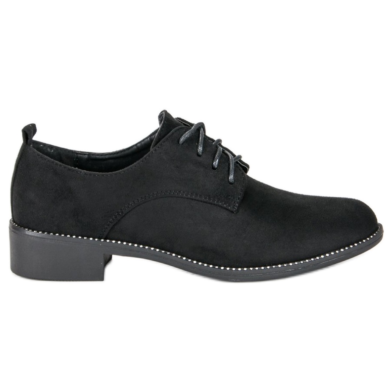 Seastar Pantofi negri cu dantela negru Seastar Pantofi negri cu dantela negru