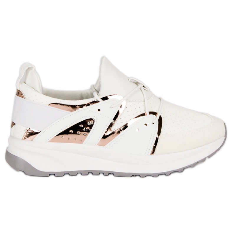 Încălțăminte sport elegantă alb