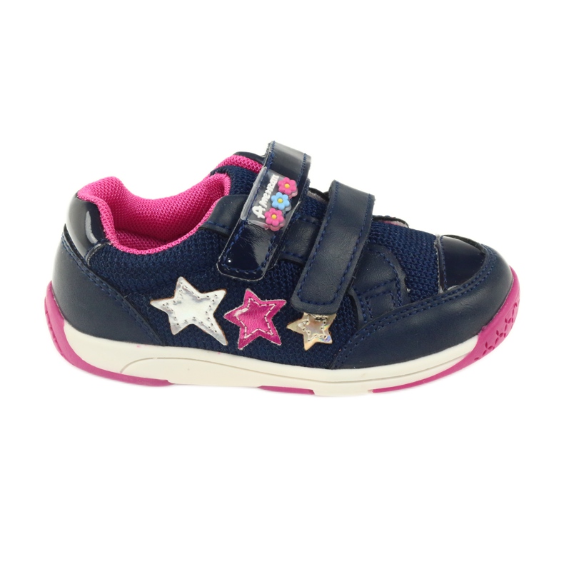 American Club Pantofi sport americani ADI pentru copii 6759 bleumarin albastru marin