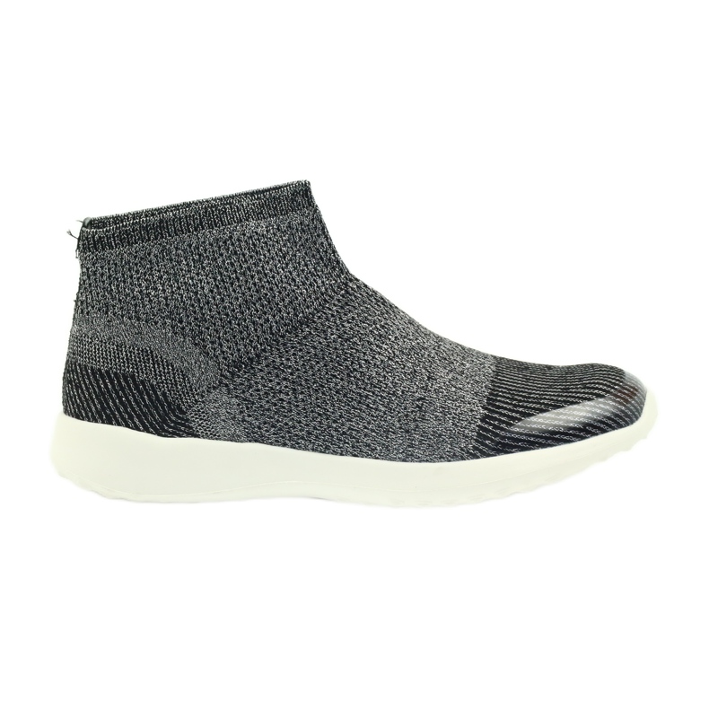 American Club Pantofi sportivi americani negri 17044 negru/argintiu