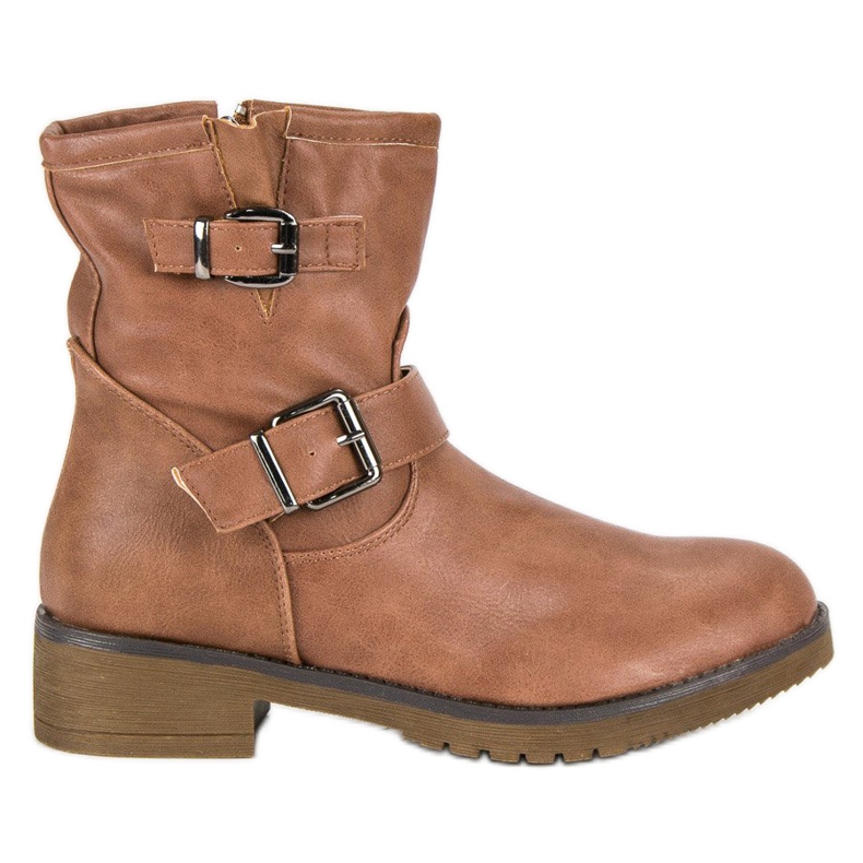 Encor Cizme de motociclist maro Encor Cizme de motociclist maro