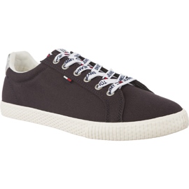 Tommy Hilfiger Pantofi cu jeans negru Tommy Hilfiger Pantofi cu jeans negru
