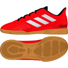 Încălțăminte de interior adidas Predator Tango 18.4 roșu