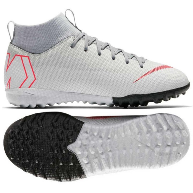 Pantof de fotbal Nike Mercurial SuperflyX 6 gri Pantof de fotbal Nike Mercurial SuperflyX 6 gri