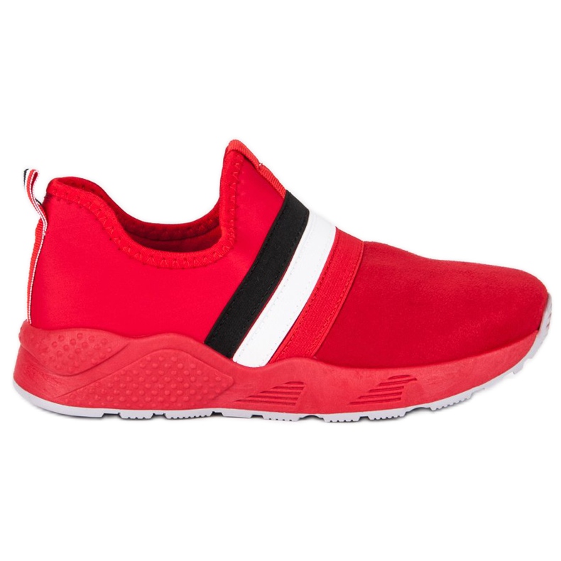 Pantofi sport de culoare roșie roșu Pantofi sport de culoare roșie roșu