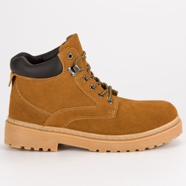 Original Walkman Shoes Cizme din piele maro