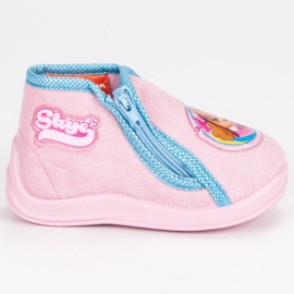 Papuci pe un cursor de patrulare psi roz Papuci pe un cursor de patrulare psi roz